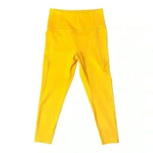 Girlfriend Collective Compressive High-Rise Legging Yellow Medium